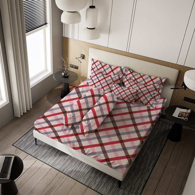 Sprei Nyenyak Plaid