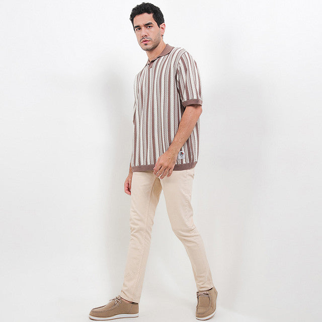 Obermain Pakaian Pria Polo Flint In Brown