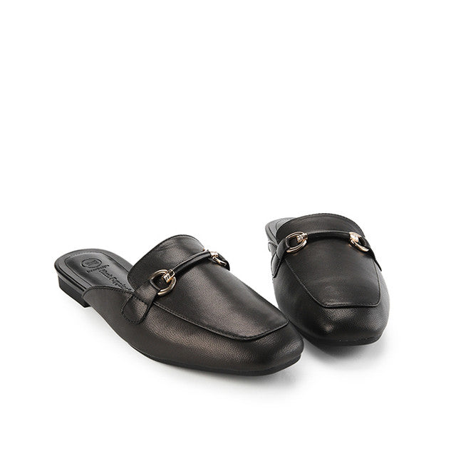 Hush Puppies Sandal Wanita Flats Madison Jansen In Black