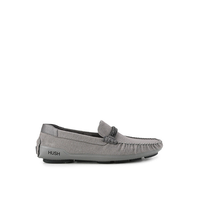 Hush Puppies Sepatu Pria Loafers Tennov Cave Saddle Loafer In Grey