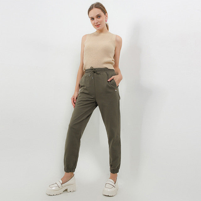 Hush Puppies Pakaian Wanita Jogger Bsc Benita In Olive