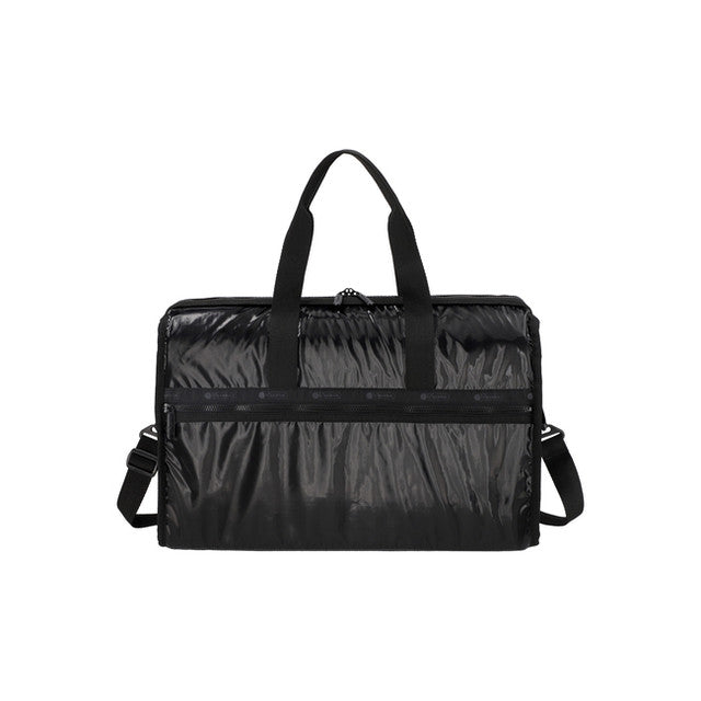 Deluxe Lg Weekender In Black Shine