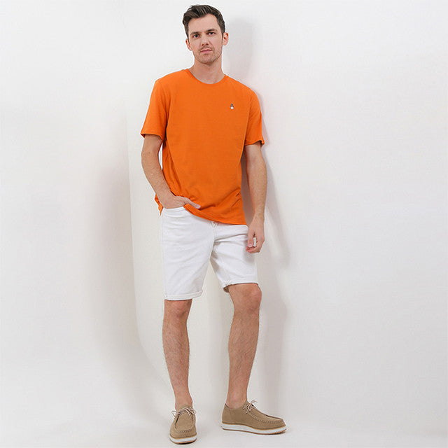 Hush Puppies Pakaian Pria T Shirt Bsc Adhesh 5 In Orange