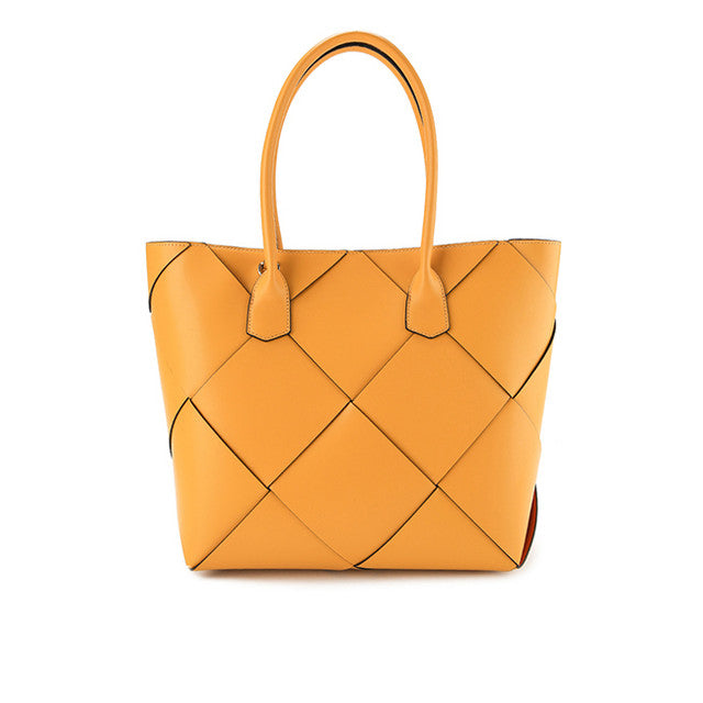 Charlotte Top Handle Bag (L) In Yellow