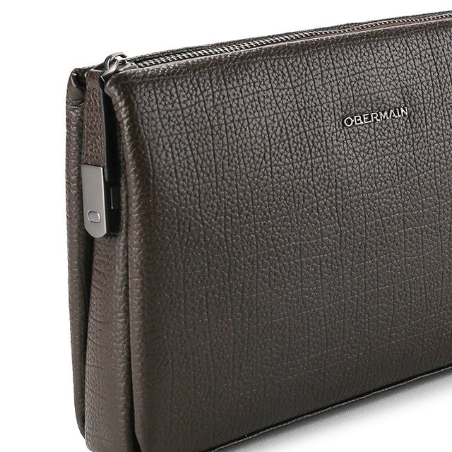 Mekhi Clutch Rfid - L In Drak Brown