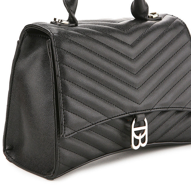 Layla Top Handle Bag (M) In Black