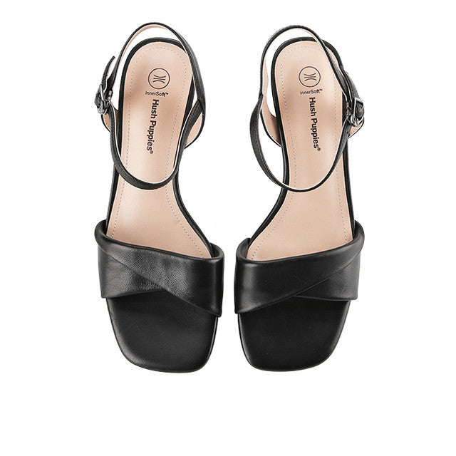 Hush Puppies Sandal Wanita Heels Yuriko In Black