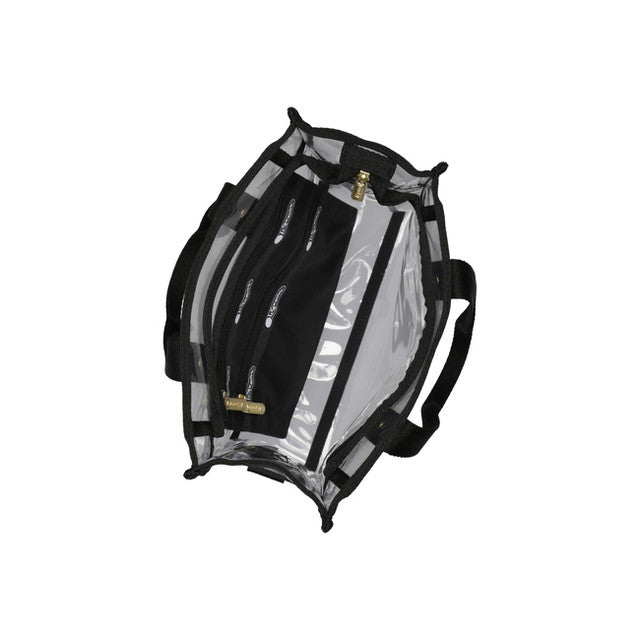 LeSportsac Tas Wanita Tote bag Clear Small N/S Tote In Clear/ Black