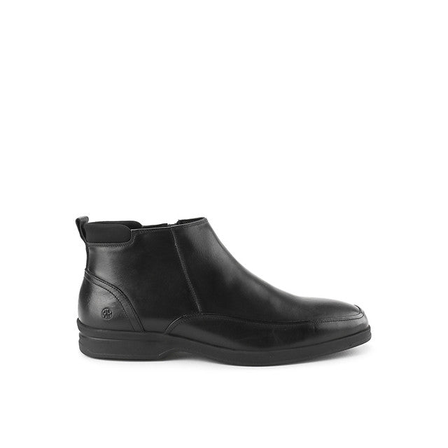 Hush Puppies Sepatu Pria Bono Claris Zip Boots In Black