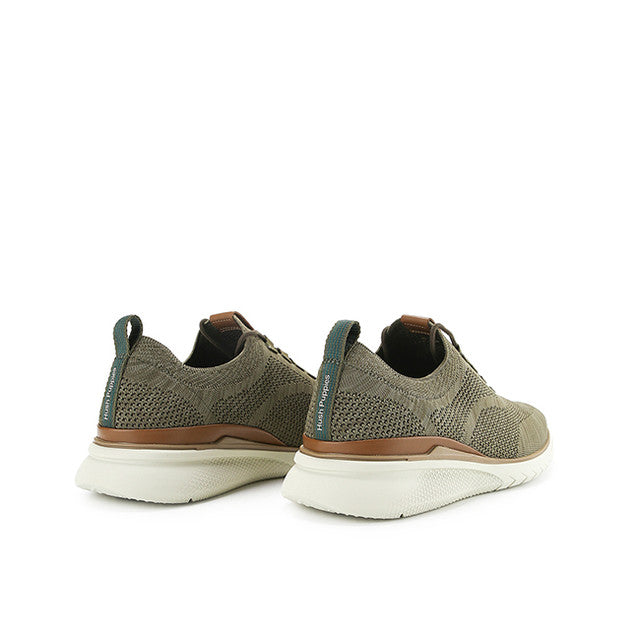 Hush Puppies Sepatu Pria Lace Up Advance Knit Laceup In Olive