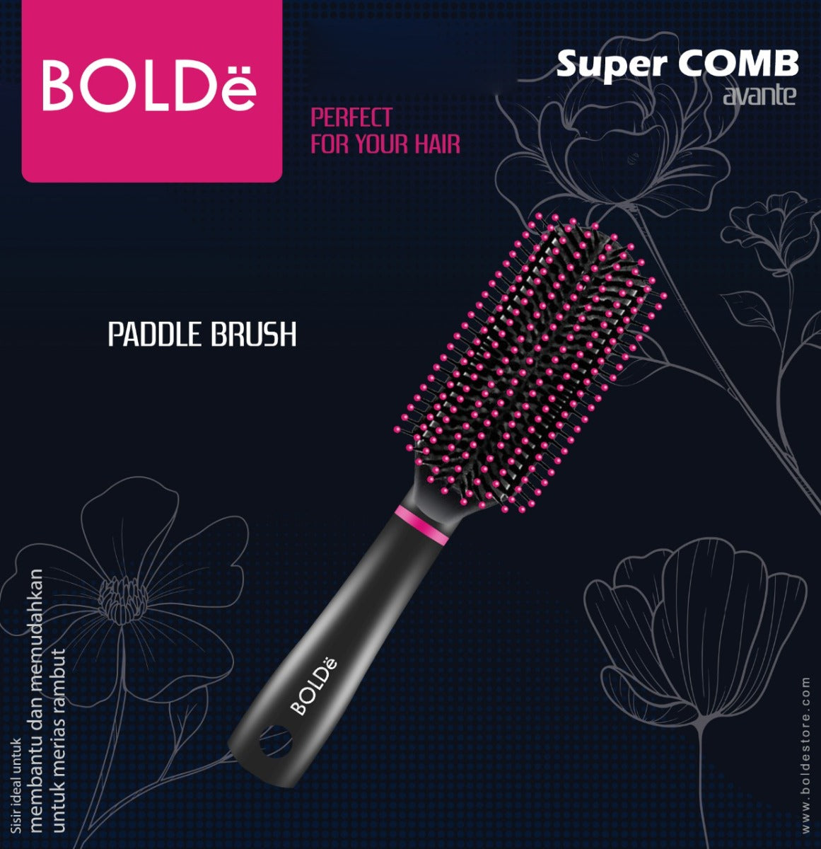 Bolde Super Comb Paddle Brush