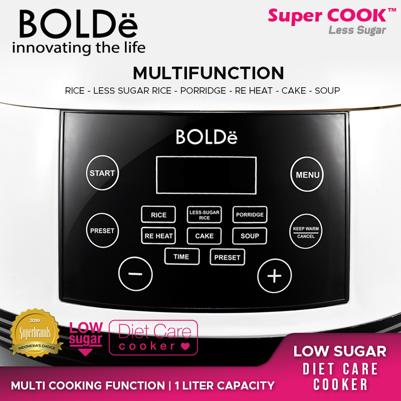 BOLDe Super Cook Less Sugar