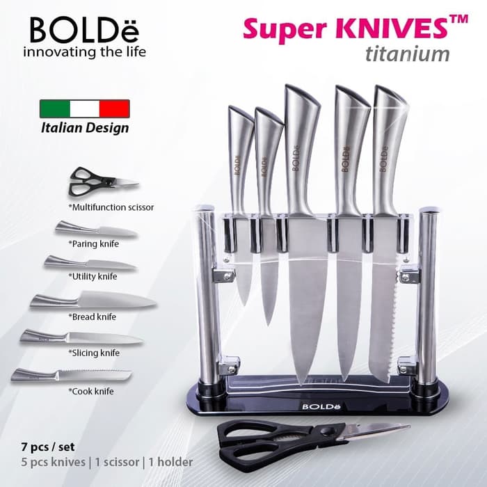 Bolde Super Knife Set Titanium