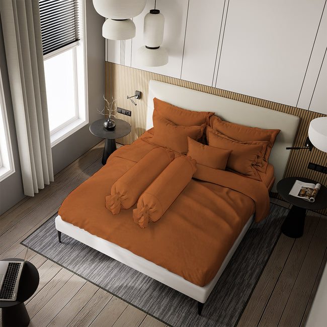 Nyenyak Bed Cover Solid Plain - Super King 240x240