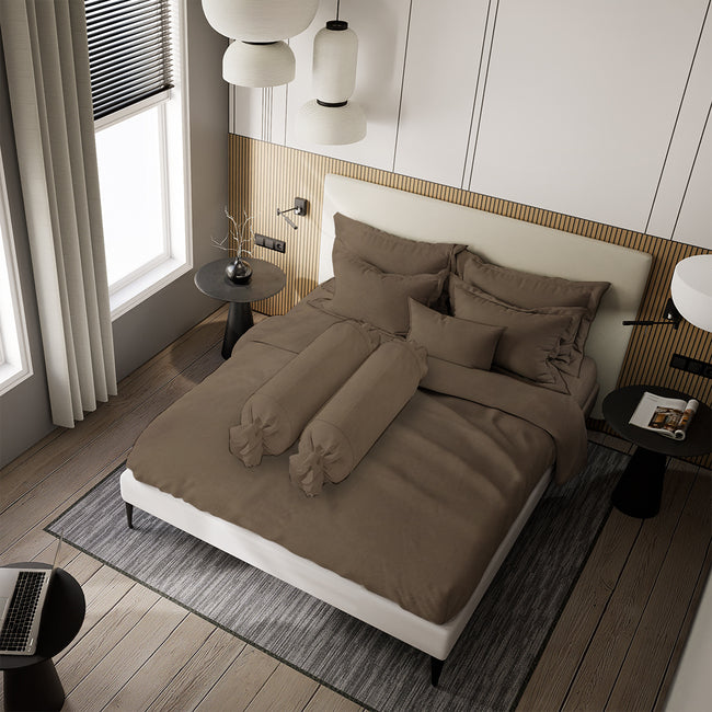 Sprei Nyenyak & Bed Cover Solid Plain - King 19 x 200 x 30