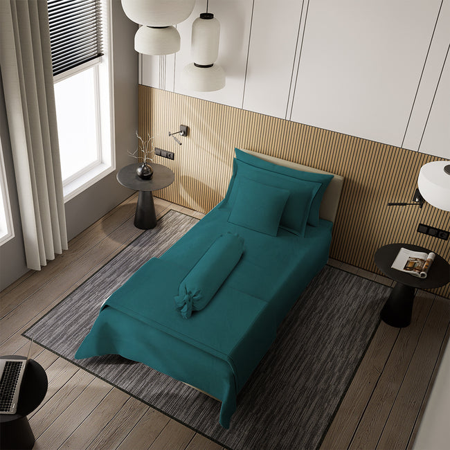 Nyenyak Bed Cover Solid Plain - Single 160 x 220