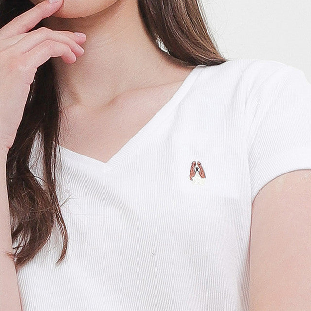 Hush Puppies Pakaian Wanita T Shirt Bsc Vella In White