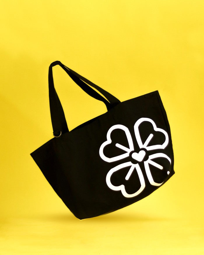Daily Tote Bag Zipper - Tas Wanita Basic Black