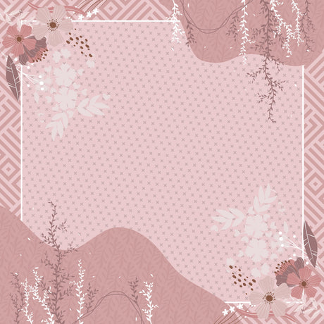 Nayanika Hijab Motif Voal Ultrafine Dusty Pink