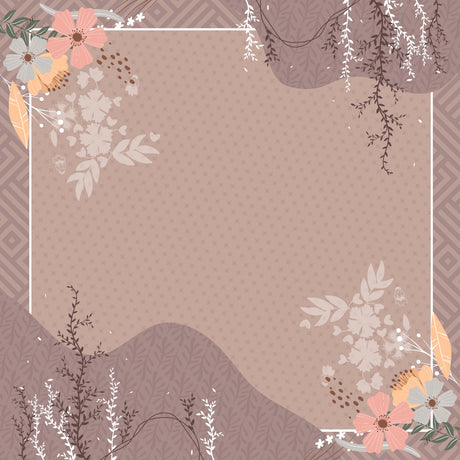 Nayanika Hijab Motif Voal Ultrafine Dusty Purple