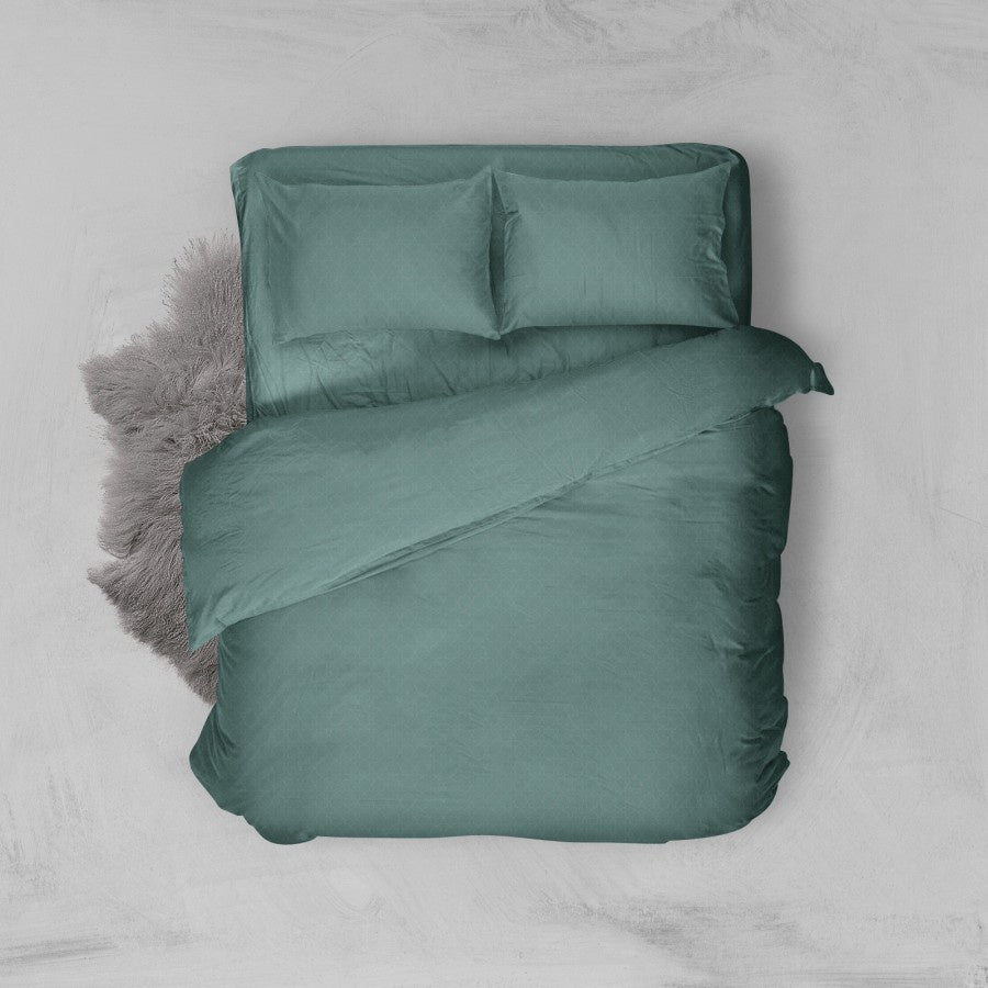 Sprei Nyenyak Premium Cross Ice Green