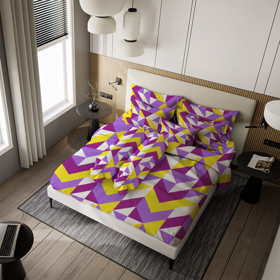 Nyenyak Bed Cover Geometric