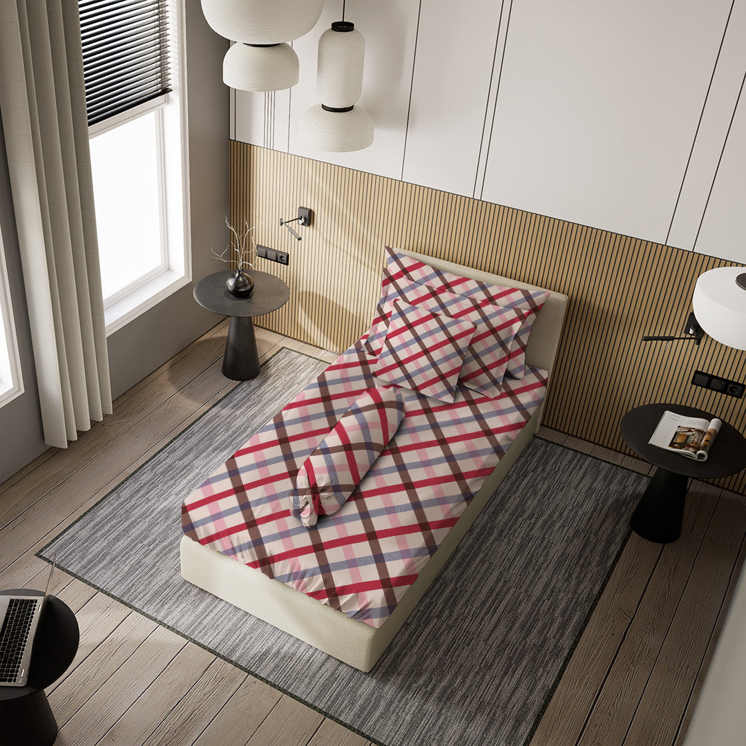 Sprei Nyenyak Plaid