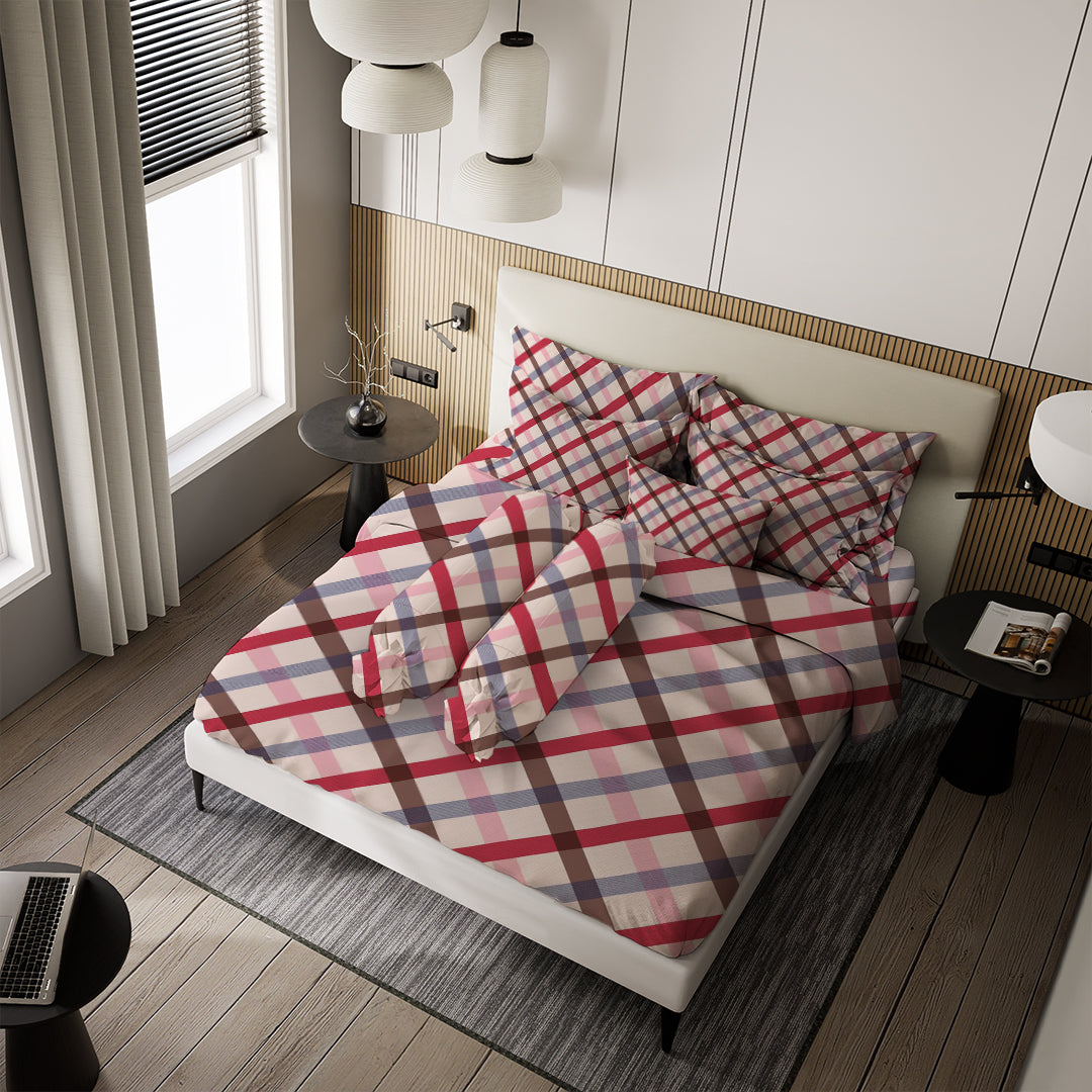 Nyenyak Bed Cover Plaid