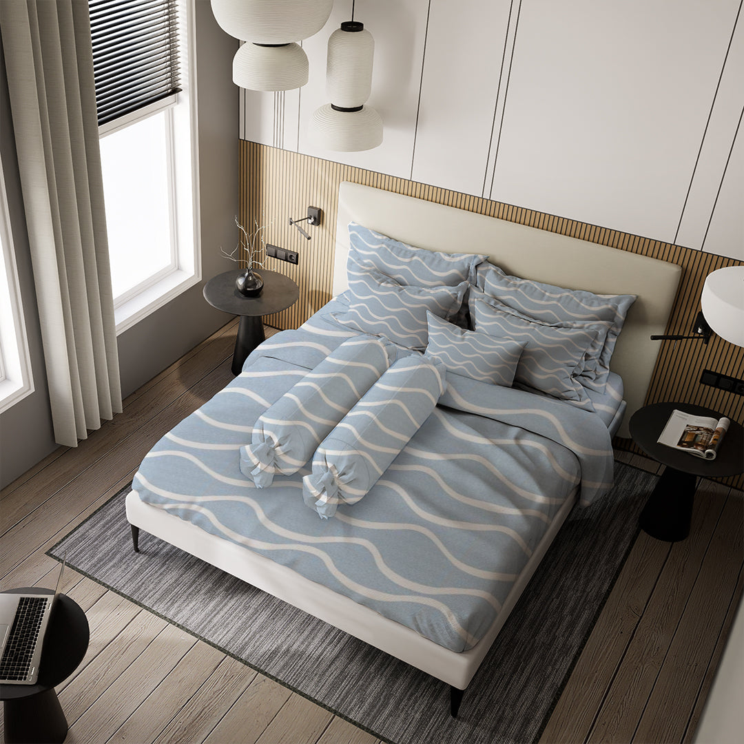Nyenyak Bed Cover Aqua