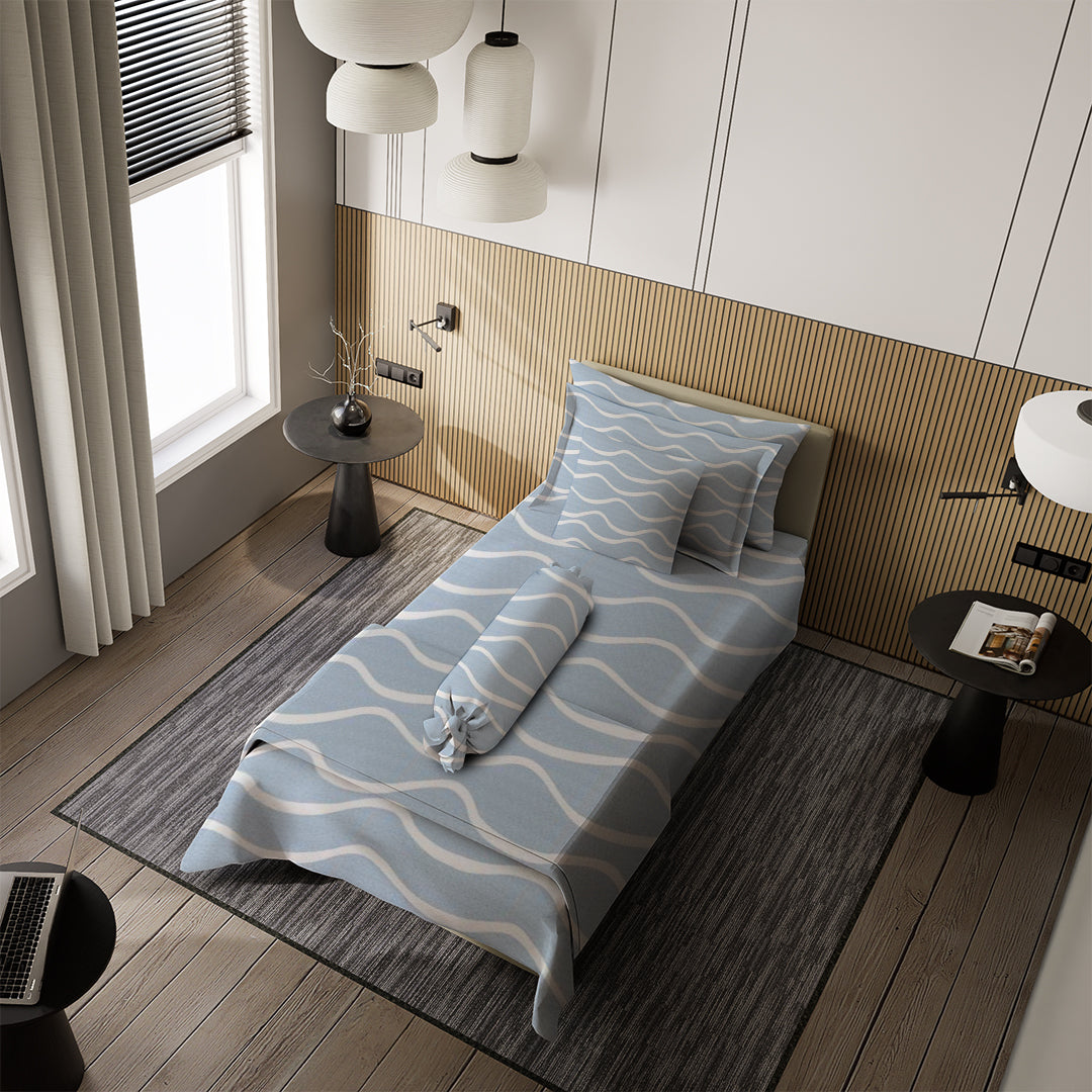 Nyenyak Bed Cover Aqua