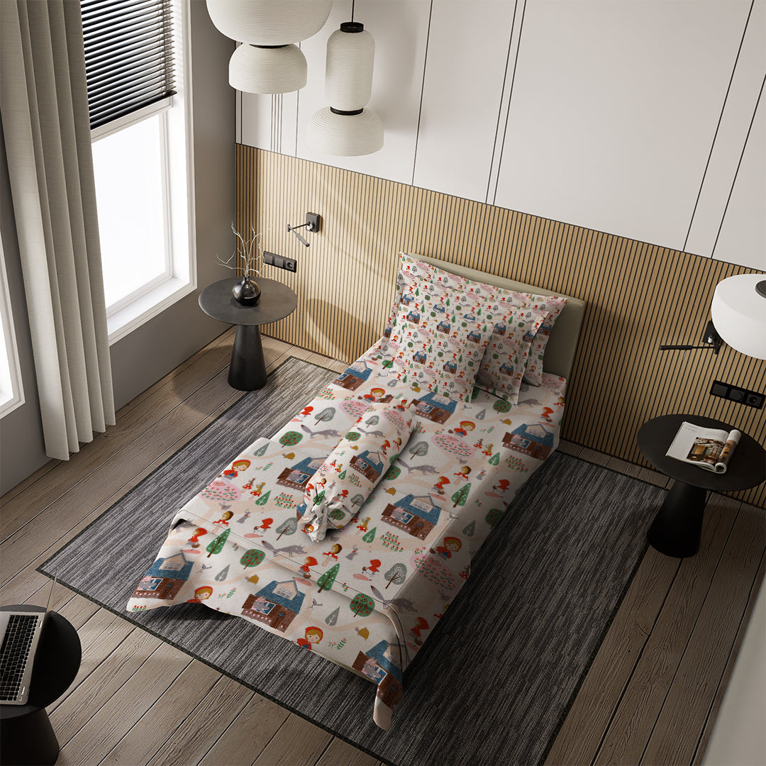Nyenyak Bed Cover Red Riding Hood