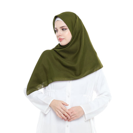 Nayanika Hijab Voal Premium Polos Jahit Tepi Banyak Pilihan Warna