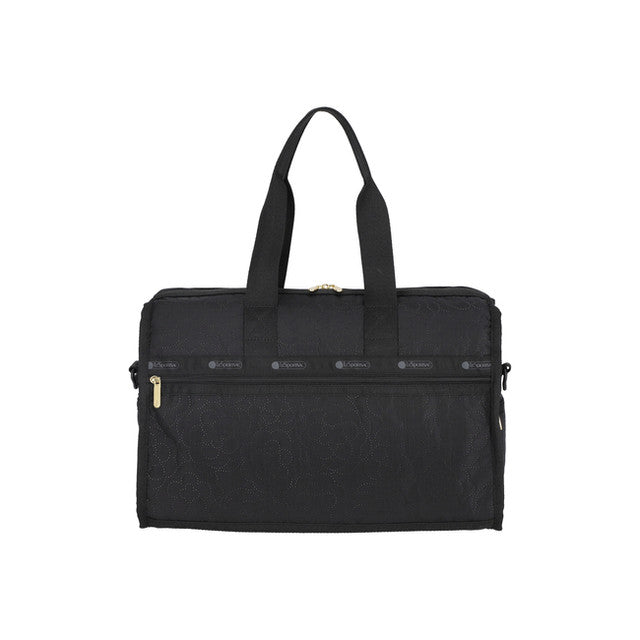 LeSportsac Tas Wanita Duffle Deluxe Med Weekender In Puffy Blossoms Peach