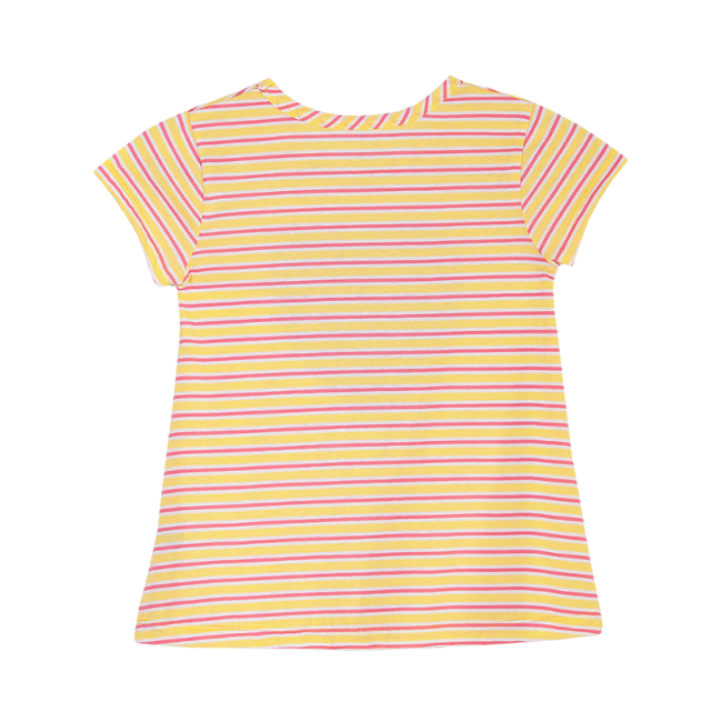 TORIO Basic T - Shirt Pink Heart - Baju Atasan Anak Perempuan - Kaos Anak Perempuan