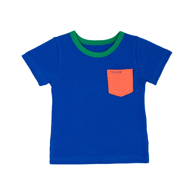 Torio Basic T - shirt Royal Blue - Baju Atasan Anak Laki - laki - Kaos Anak Laki - laki
