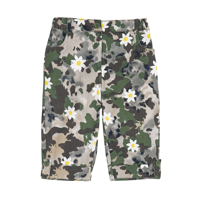 TORIO Basic Pant Daisy Army - Celana Pendek Anak Perempuan