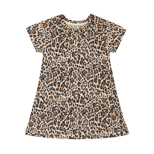 TORIO Basic Dress Leopard - Pakaian Anak Perempuan - Dress Anak