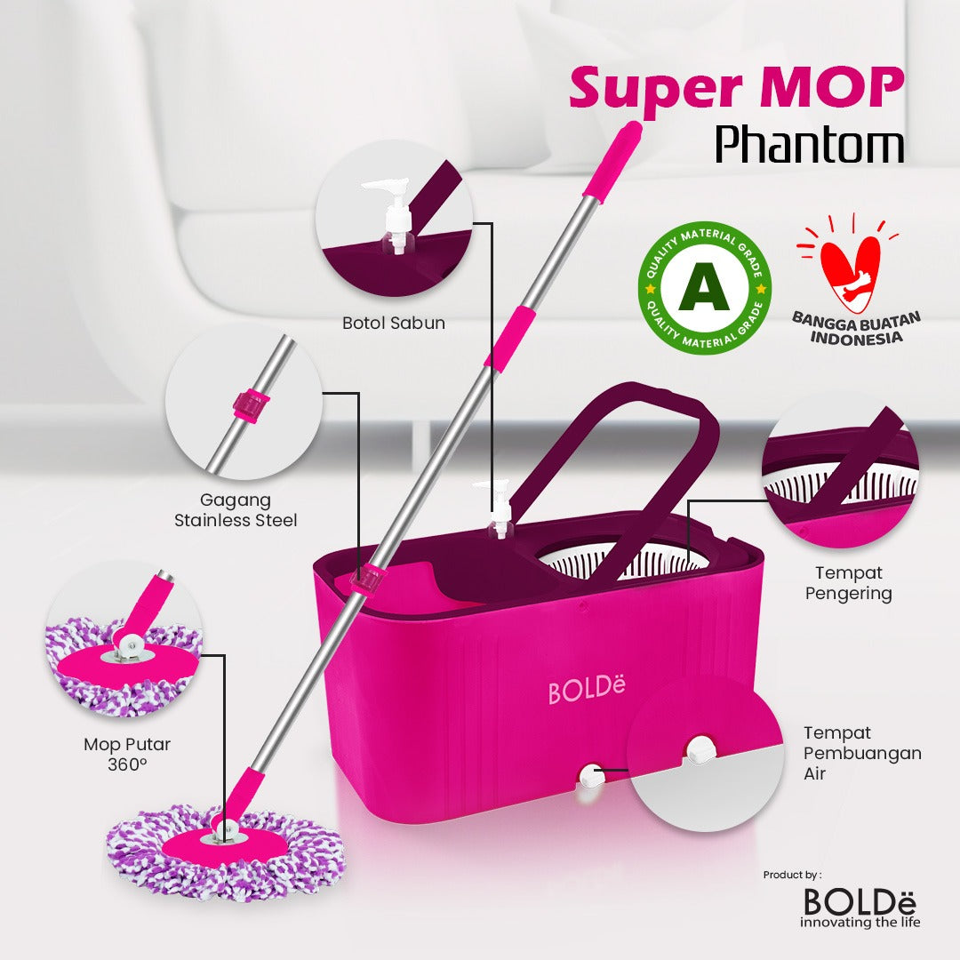 BOLDe Super MOP Phantom 7L Pink/pink