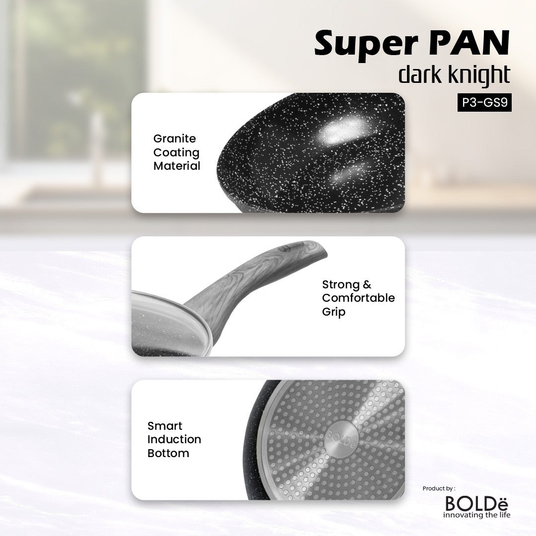 BOLDe Super Pan 9 pcs Set Dark Knight