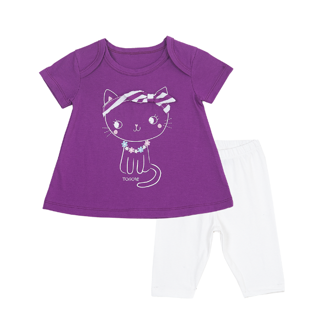 TORIO Legging Set Little Cat - Baju Setelan Anak Perempuan