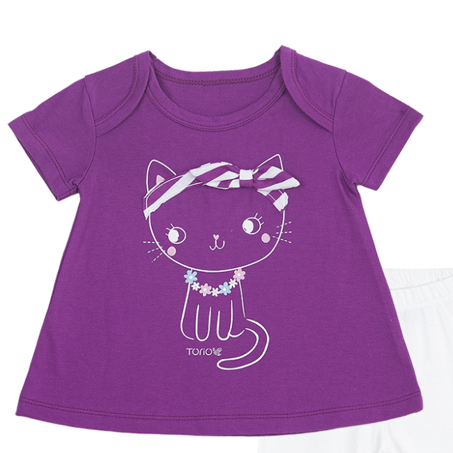 TORIO Legging Set Little Cat - Baju Setelan Anak Perempuan