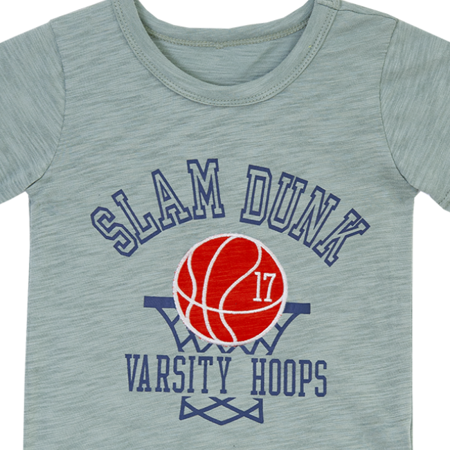 TORIO Basic T-Shirt Slam Dunk - Pakaian Anak Laki-Laki - Kaos Anak Laki-Laki