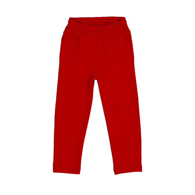 TORIO Basic Red Legging - Legging Anak Perempuan - Celana Anak