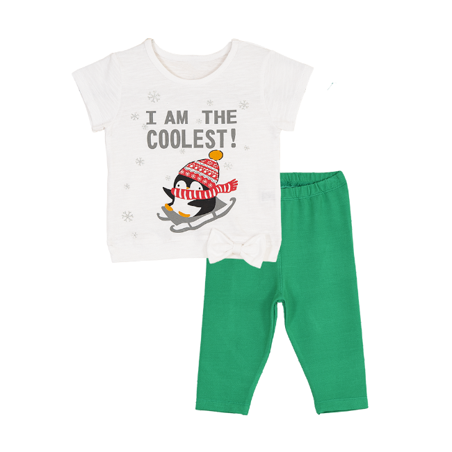 TORIO Legging Set I Am The Coolest - Setelan Anak Perempuan