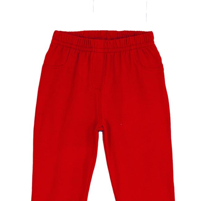 TORIO Basic Red Legging (6-12 Tahun) - Legging Anak Perempuan