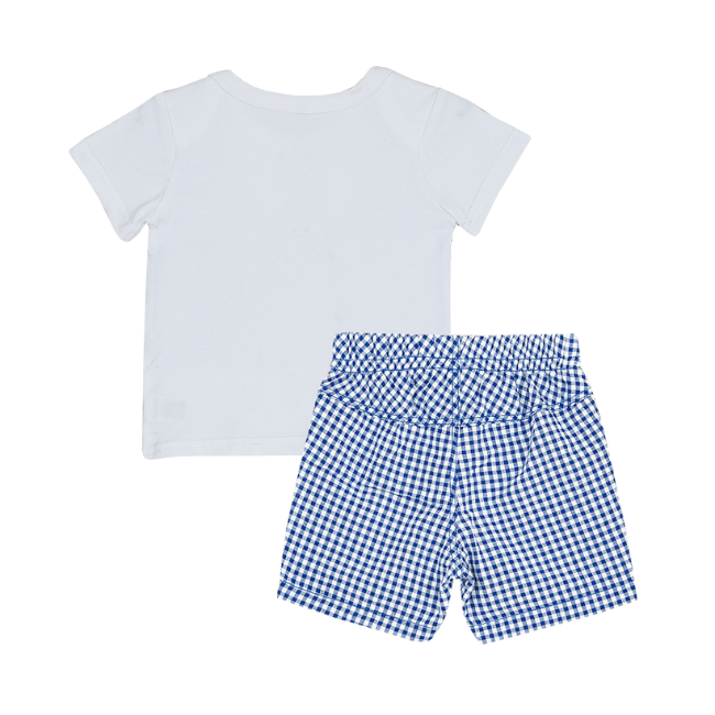 TORIO Short Pant Set Tuxedo Blue - Setelan Anak Laki-laki