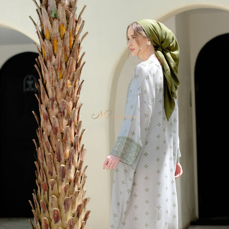 Nayanika Rose Kaftan Chiffon