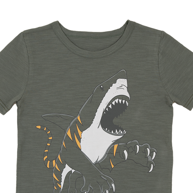 TORIO Basic T-Shirt Tiger Shark - Kaos Anak Laki-laki