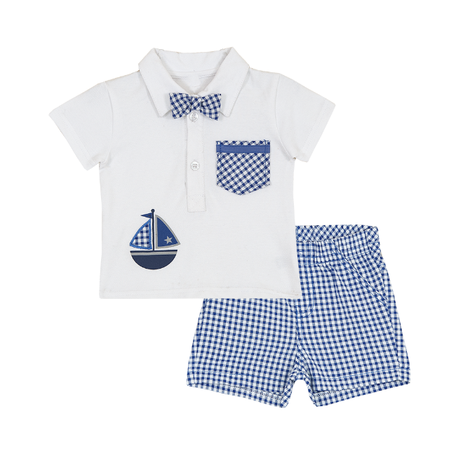 TORIO Short Pant Set Sailor Captain - Setelan Anak Laki-laki