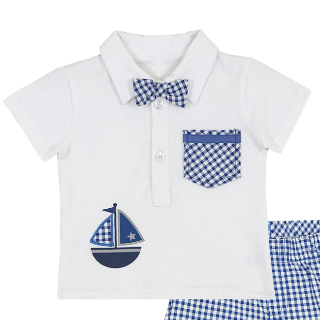 TORIO Short Pant Set Sailor Captain - Setelan Anak Laki-laki